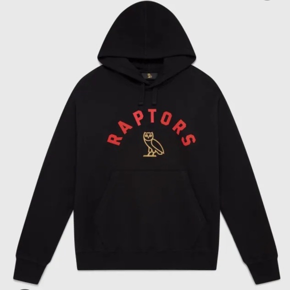 OVO Black Raptors Hoodie - Size M - Picture 1 of 1